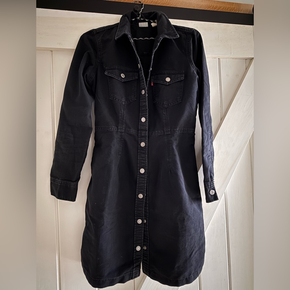Levi’s Black Denim Dress